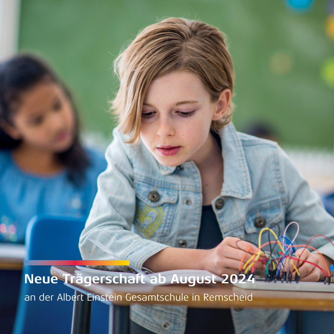 Mehr über den Artikel erfahren Neue Trägerschaft ab August 2024 an der Albert Einstein Gesamtschule in Remscheid